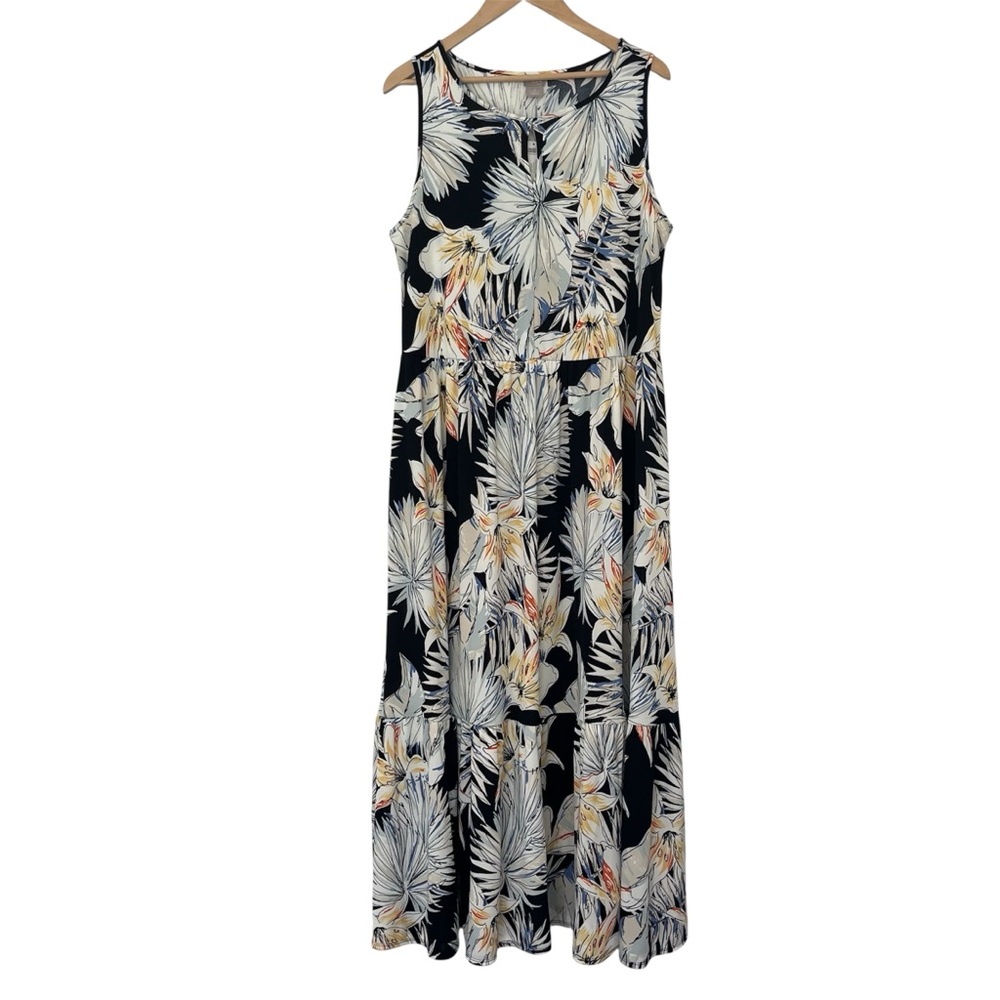 Chico's Tropical Print Maxi Dress - Size 3 (US 16)